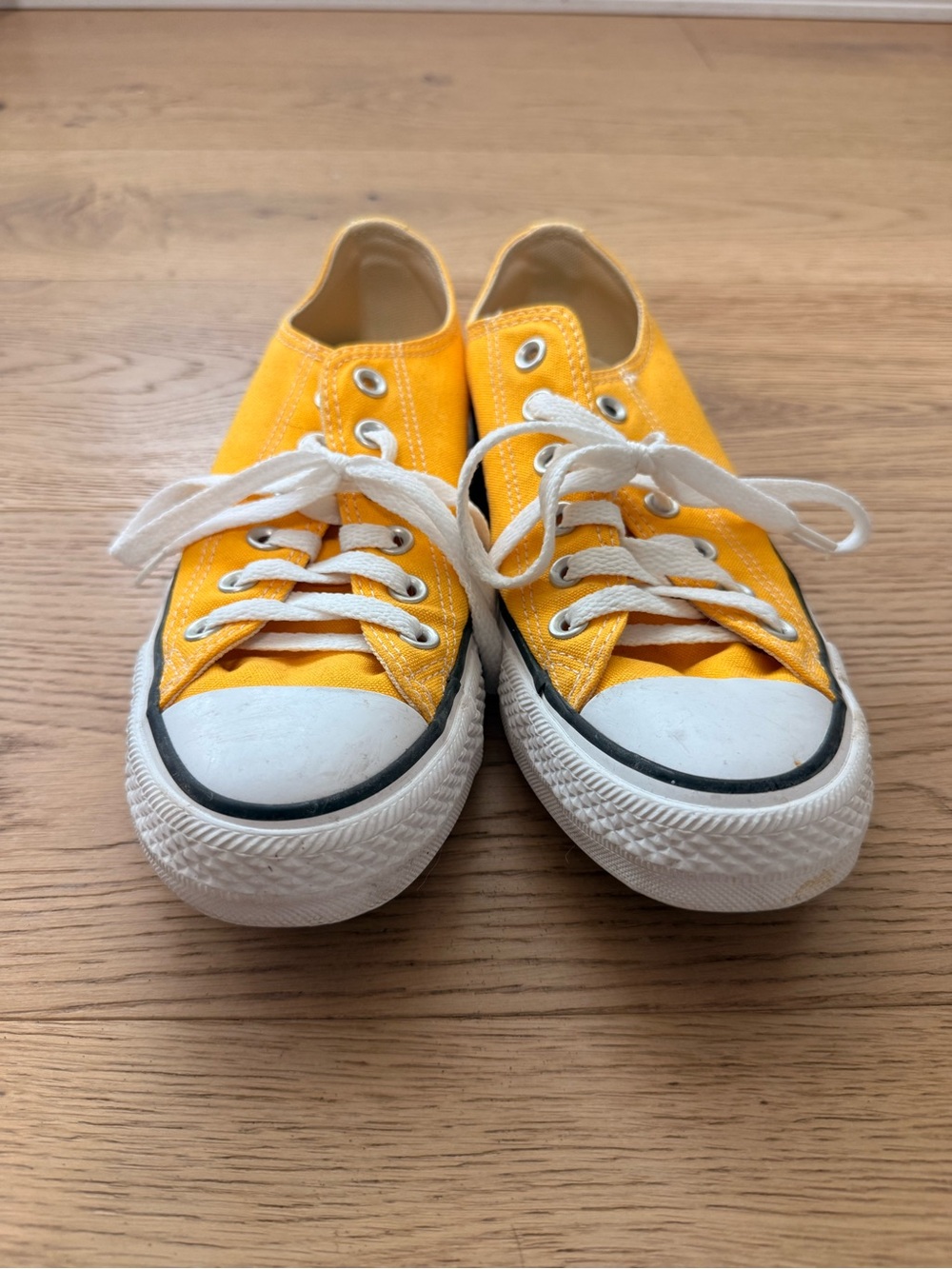 Yellow Converse Canvas Low-Top Sneakers